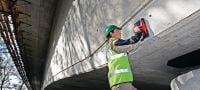 Skener betonu PS 1000 X-Scan Efektivní skenování betonu pro analýzu struktury a hledání zapuštěných objektů ve více vrstvách Použití 4
