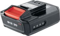 B 12-30 12V akumulátor Kompaktní a mimořádně lehký 12V li-ion akumulátor