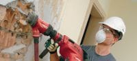 Systém odsávání prachu TE DRS-B Systém odsávání prachu pro sekání do betonu s bouracími kladivy Hilti SDS Max (TE-Y) a TE-S Použití 1