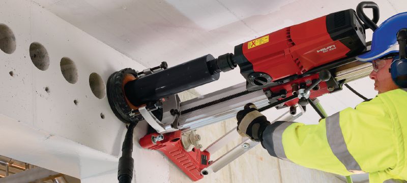 Pájitelný výměnný modul SP-H na abrazivní materiály Prémiový pájitelný výměnný modul pro jádrové vrtání ve velmi abrazivním betonu – pro stroje o výkonu ≥ 2,5 kW Použití 1