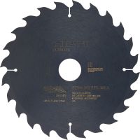 Univerzální kotouč na dřevo do okružní pily (CPC) Vysoce výkonný kotouč do okružní pily na řezání dřeva s karbidovými zuby, které řežou rychleji, vydrží déle a maximalizují produktivitu akumulátorových pil