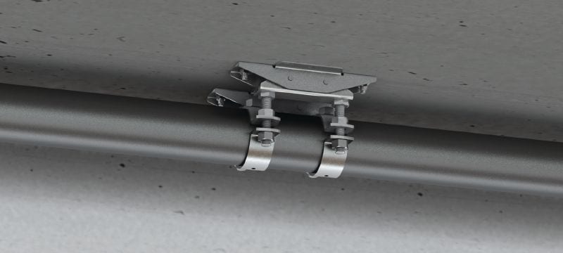 MFP-CLD-I Kompaktní pevný bod Galvanicky pozinkovaný kompaktní pevný bod se zvukovou izolací, pro použití v oblastech s lehkým/středně těžkým zatížením do 8 kN Použití 1