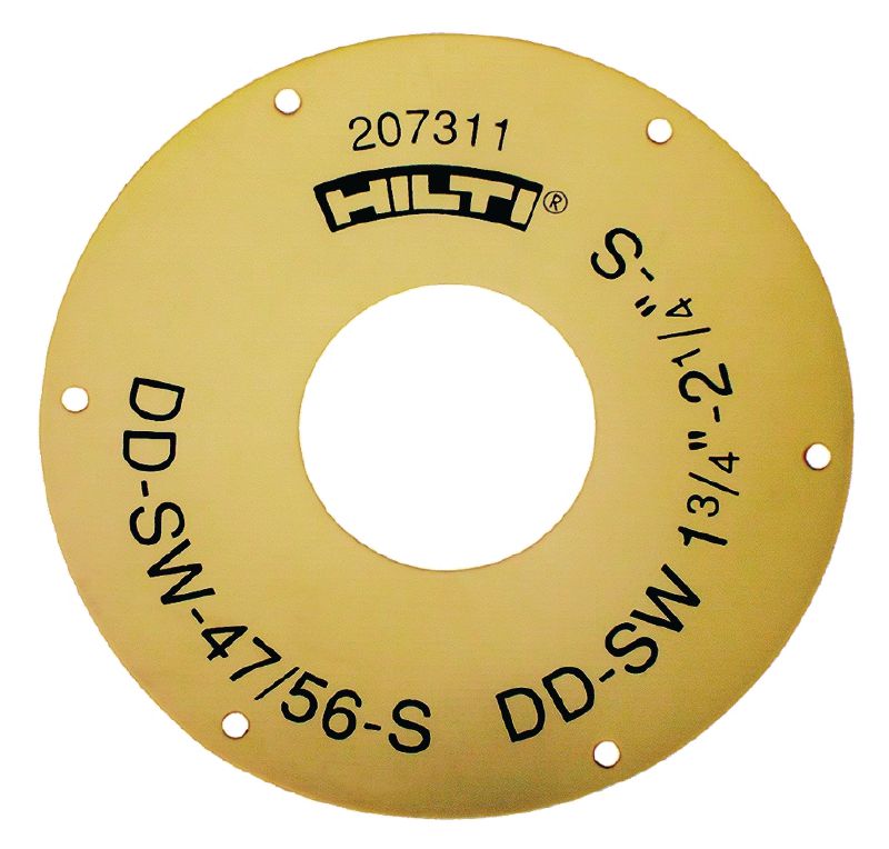 Těsnění korunky DD-SW-S Těsnění pro vodní kroužek DD-WC-S pro vrtací korunku s průměrem od 8 mm (5/16) do 87 mm (3 7/16)