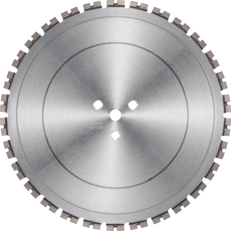 Equidist kotouč stěnové pily SPX LC-5E (hřídel 25,4) Extra prémiový kotouč stěnové pily (5 kW) konstruovaný pro vysokou rychlost a dlouhou životnost při řezání železobetonu (hřídel 25,4)