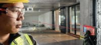 Laserový dálkoměr PD-I Robustní laserový měřič s inteligentními měřicími funkcemi a konektivitou Bluetooth® pro interiérové aplikace do 100 m/330 ft Použití 3
