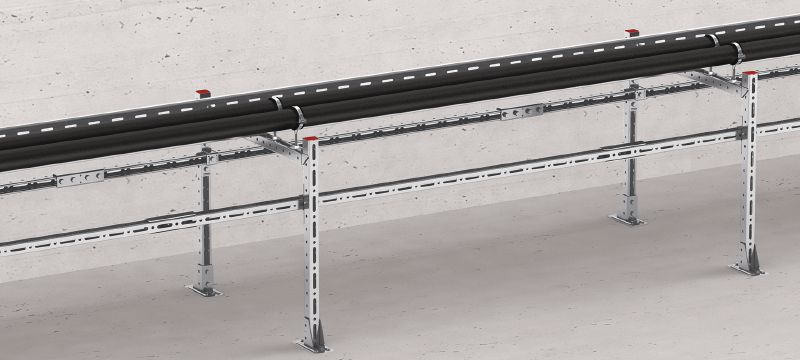 MT-ES-40 FL Předmontovaná spojka Spojovací konektor s předmontovanou maticí Fast-Lock a šroubem pro spojování nosníků MT (MT-40, 50, 60, 40D) Použití 1