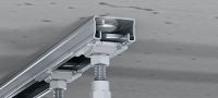MM-ST Galvanicky pozinkovaný předmontovaný fixační čep pro rychlé připojení k podpěrám nosníků MM Použití 1